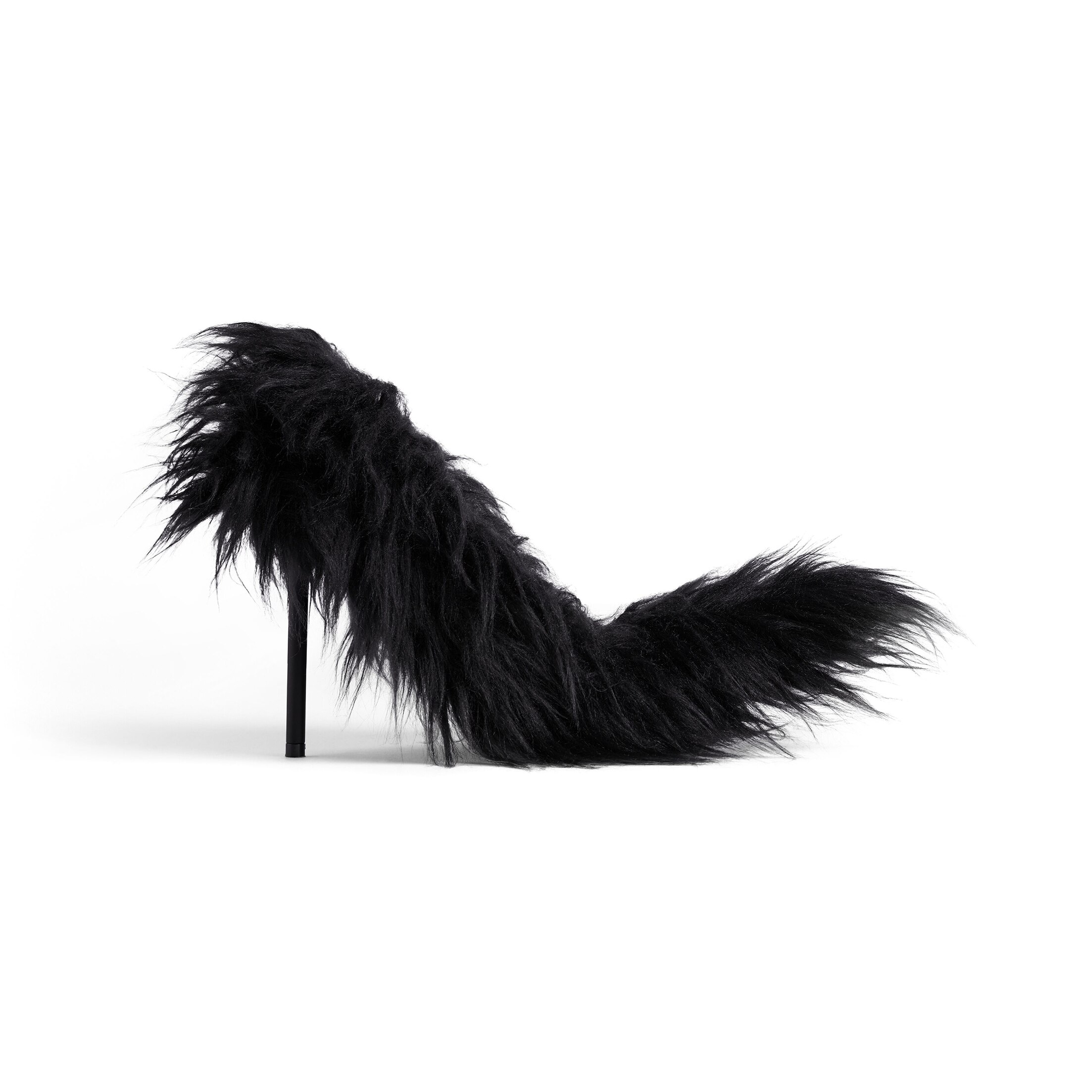 Balenciaga Flex Fur 110 mm Pumps - Schwarz - Damen - 38 - Acryl