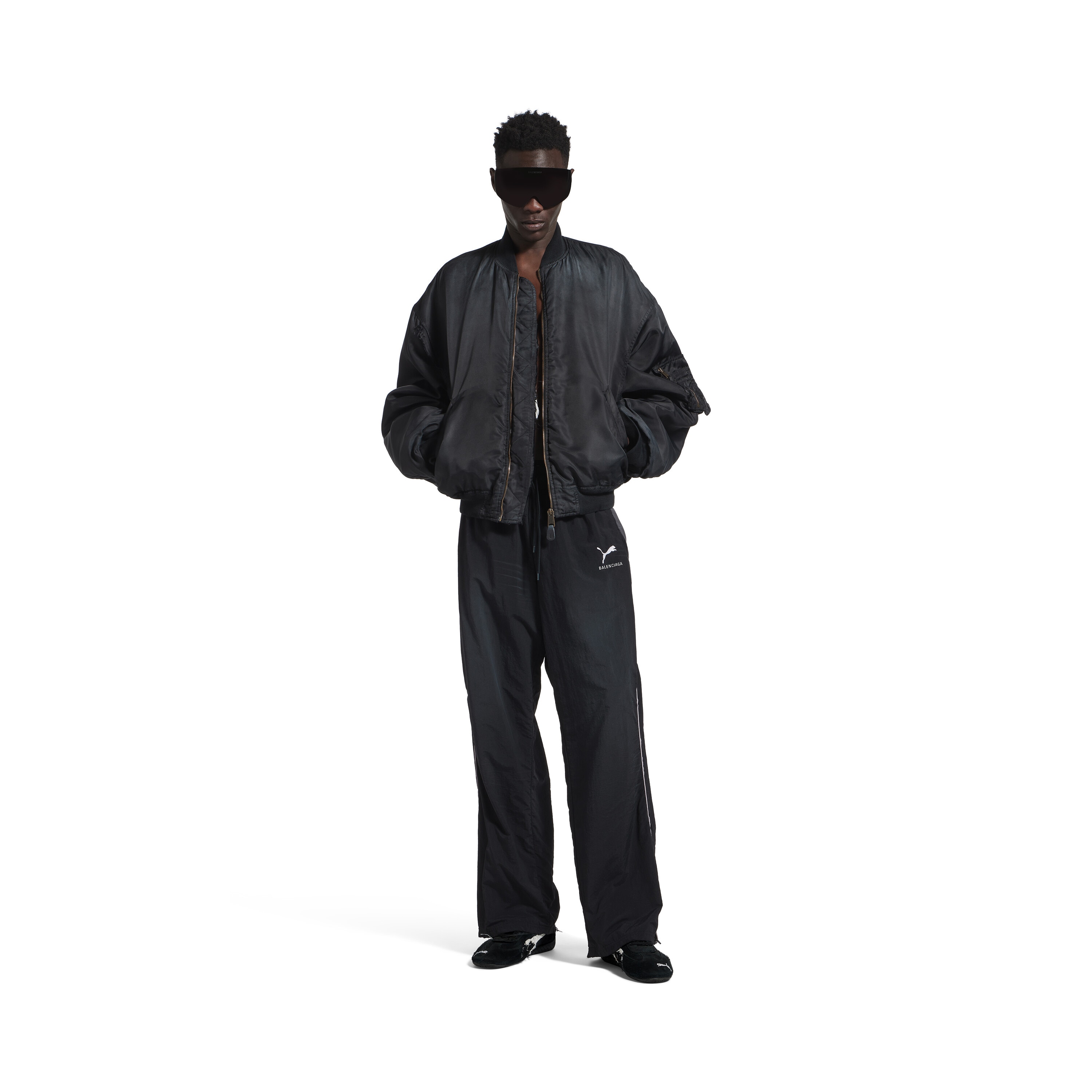 BALENCIAGA tracksuit ロゴ パンツ【注目商品】SS25 新作 ★ ホワイト の ウィメンズ ラージ Tracksuit パンツ スニーカー
