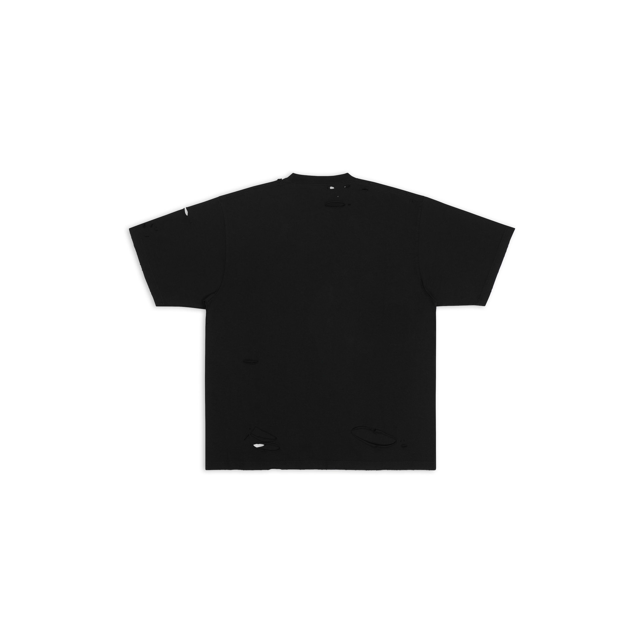 Caps T-shirt Boxy Fit in Black | Balenciaga US