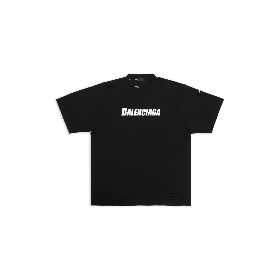 Balenciaga t shirt holes Clearance