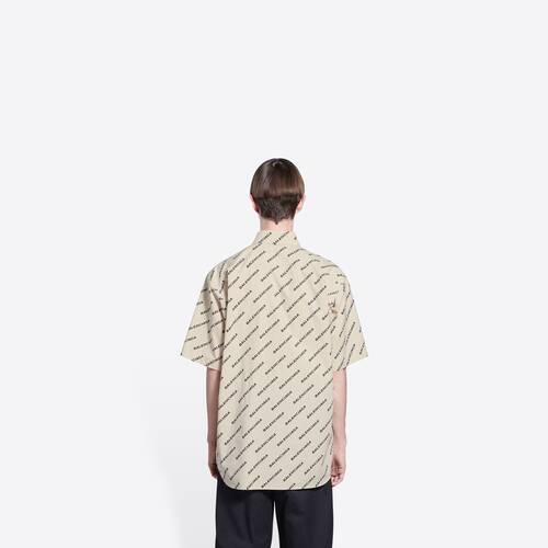 camicia year of the tiger typo short sleeve normal fit