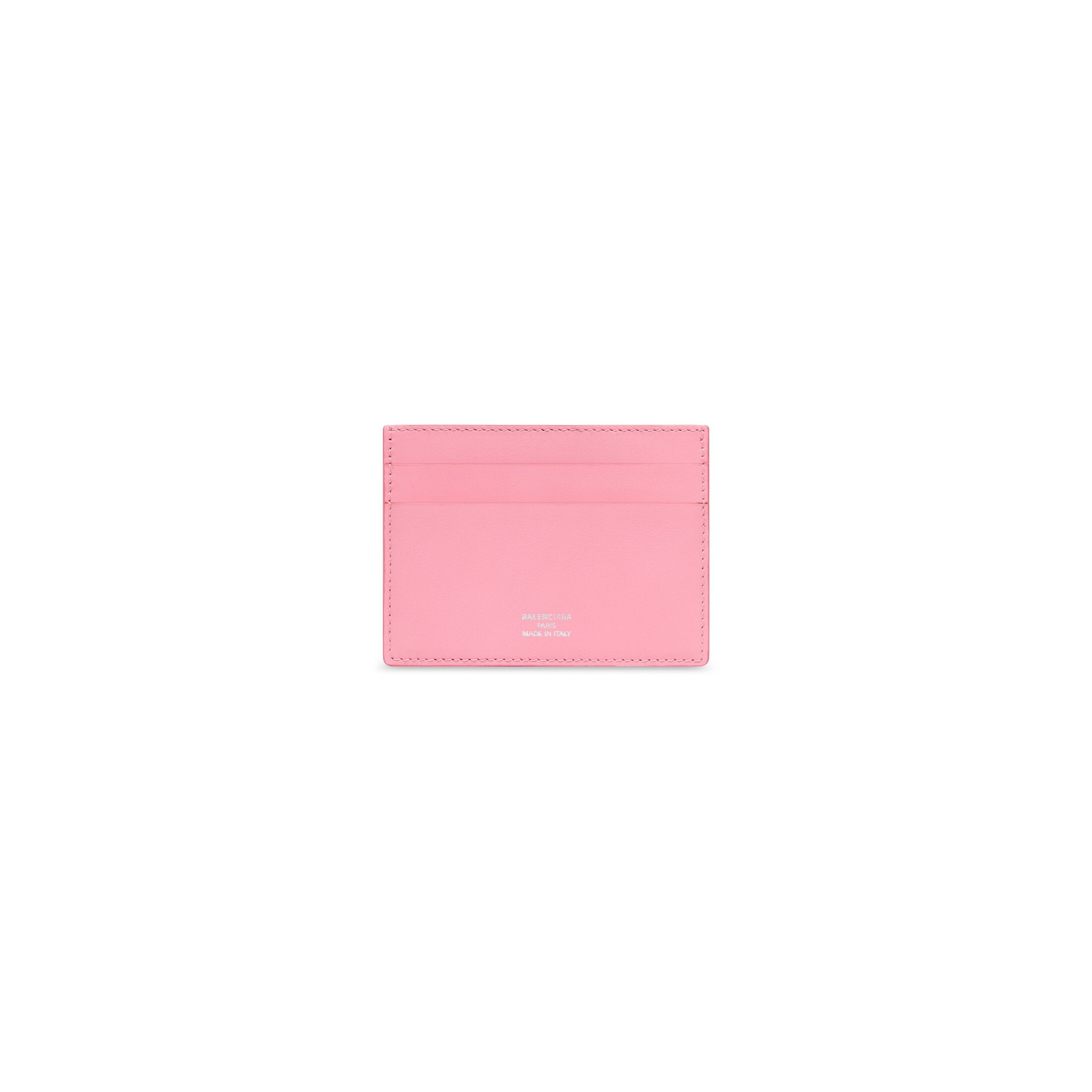 Balenciaga Étui Pour Cartes Envelope - Rose - Femme - Cuir De Veau
