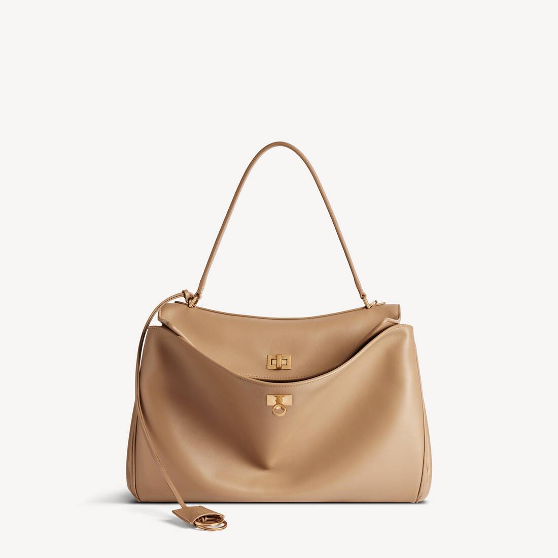 Bolso De Mano Rodeo Mediano para Mujer en Café Con Leche