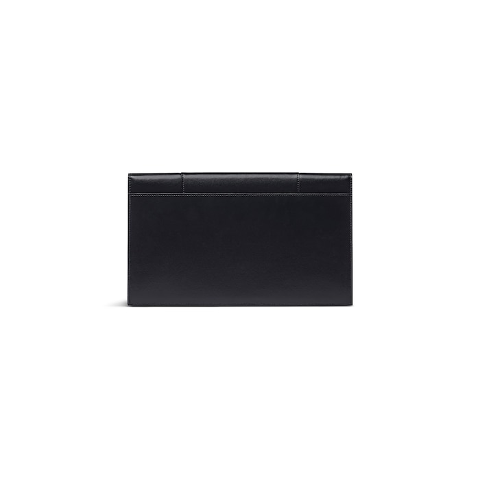 hourglass flache tasche mit überschlag