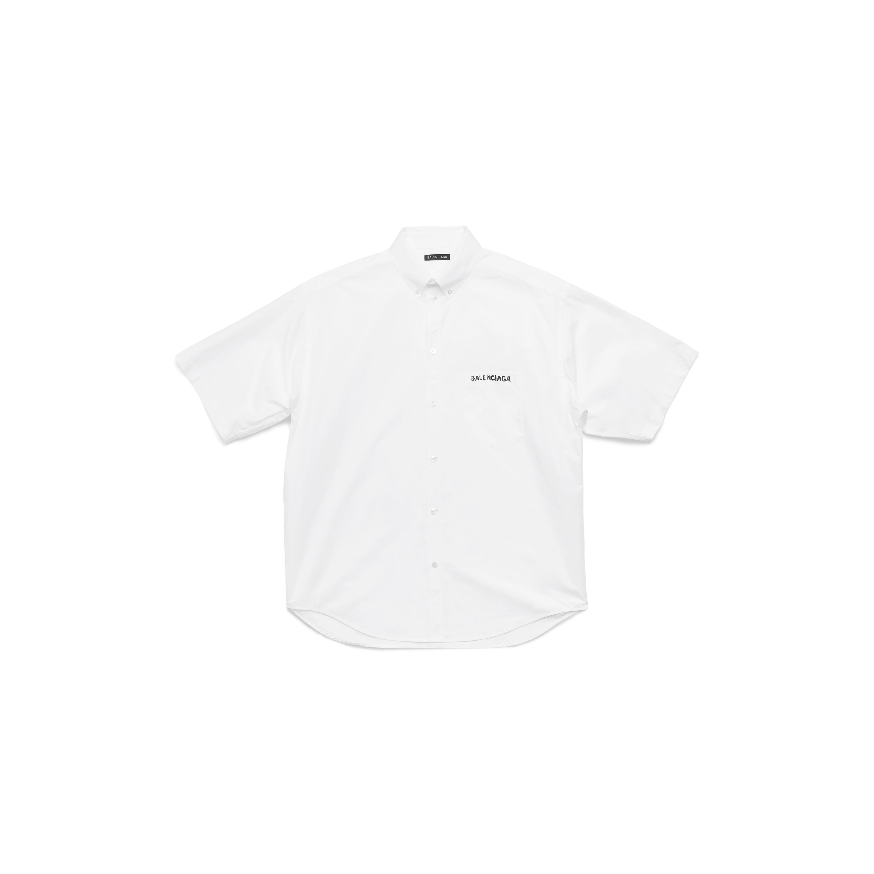 ホワイト の メンズ Hand-drawn Balenciaga ショートスリーブシャツ