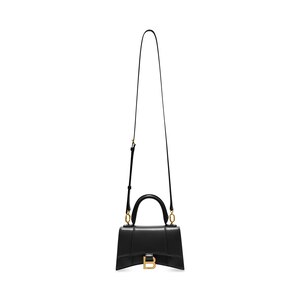 Women's Hourglass Xs Handbag Box in Black | Balenciaga US