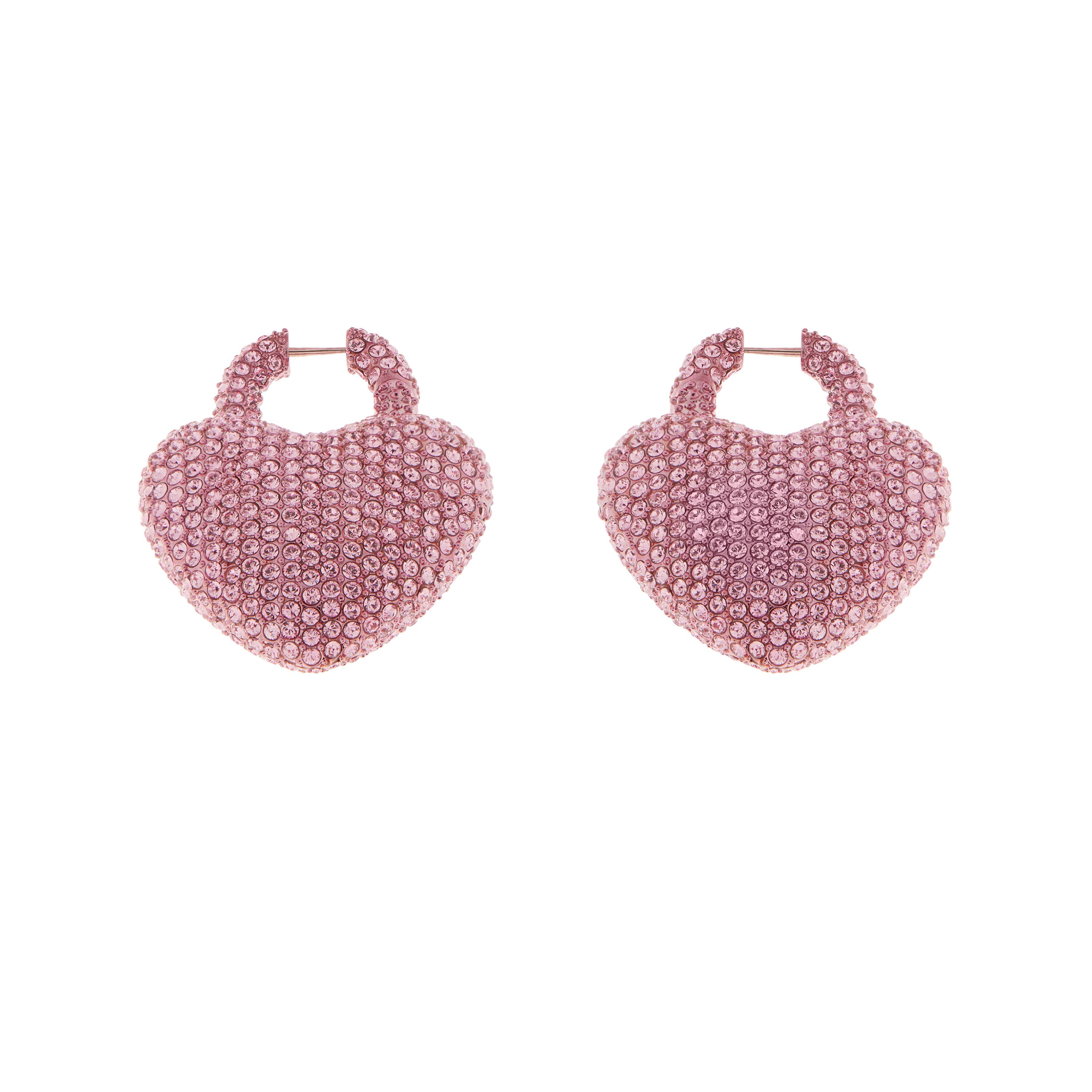 Balenciaga Heart Two Tone 2024 Earrings