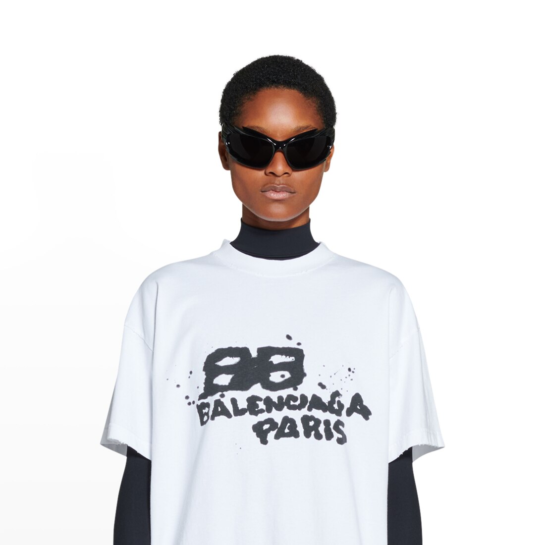 Balenciaga Bb Paris Icon T-Shirt