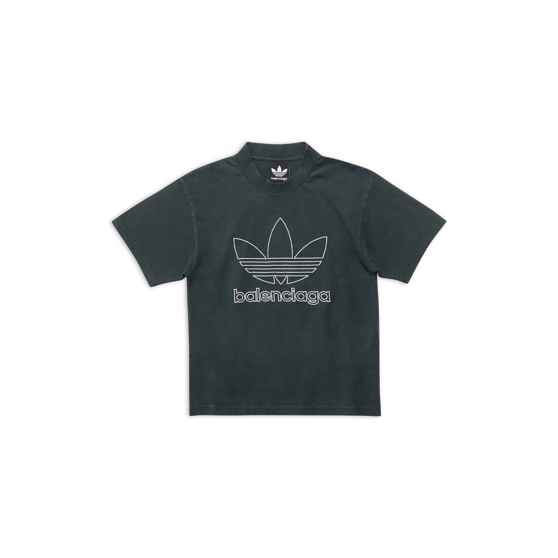 Onderbreking van mening zijn Locomotief Kids - Balenciaga / Adidas T-shirt in Green | Balenciaga US