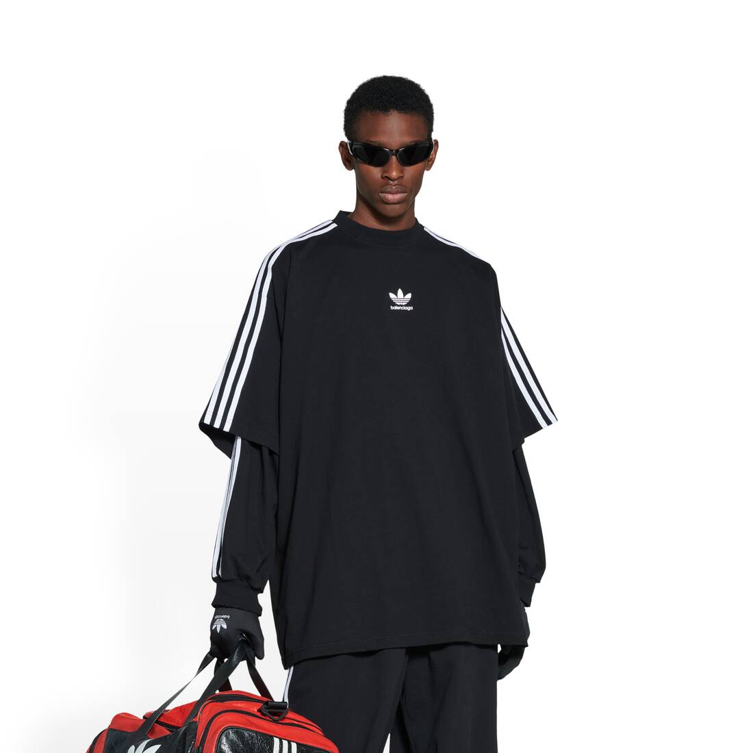 Balenciaga / Adidas Tシャツ Oversized で ブラック | Balenciaga JP