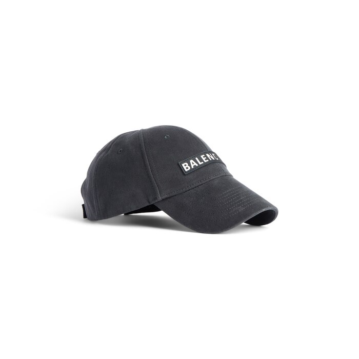 Balenciaga black logo cap on sale