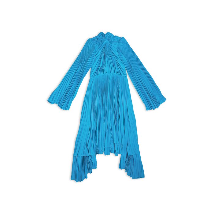 knotted drape dress