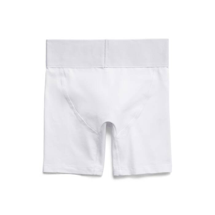 Shop BALENCIAGA Plain Cotton Logo Underwear (7482554B7B21000) by momochani