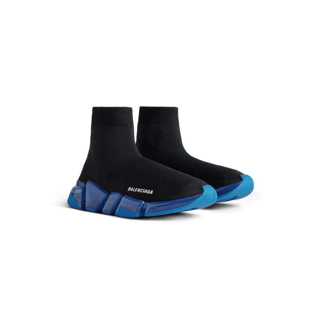 Zapatillas Speed 2.0 Full Clear Sole En Punto Reciclado para Hombre en Negro azul Balenciaga ES