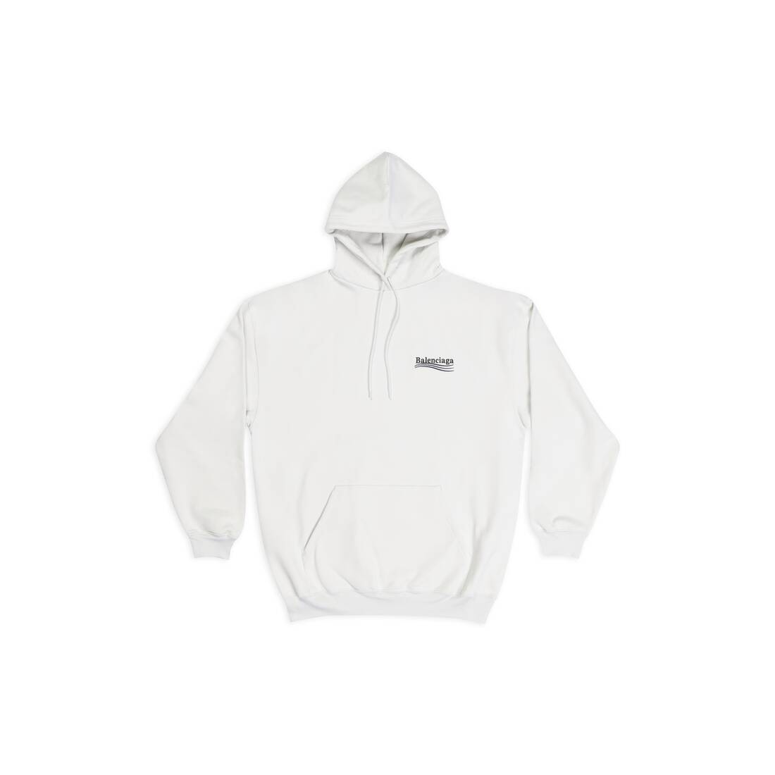 Women's Political Campaign Medium Fit Hoodie in White