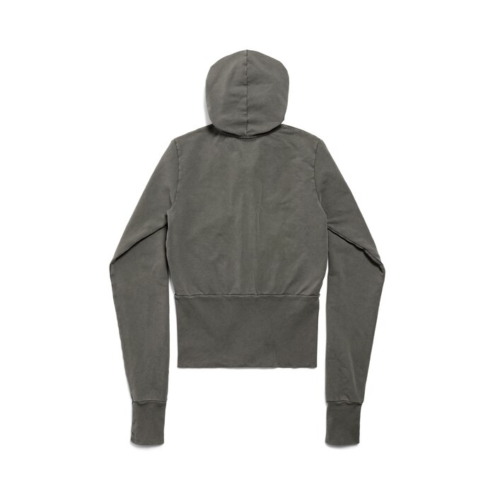 loop sports icon high rib zip-up hoodie