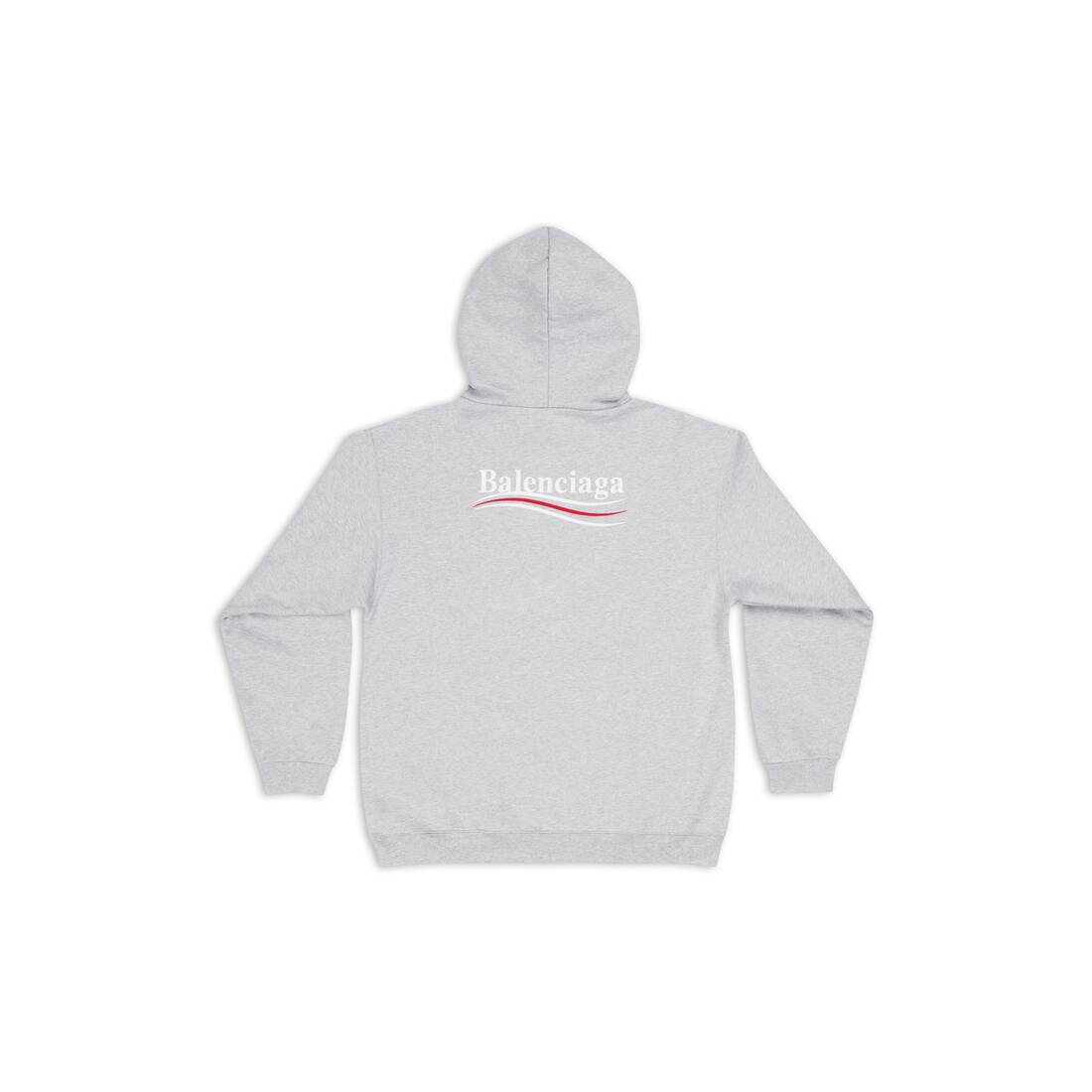 Balenciaga grey campaign hoodie Clearance