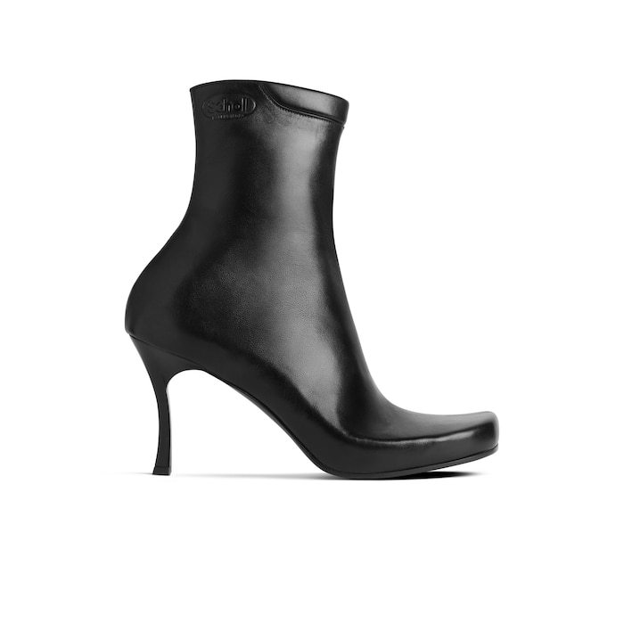 BALENCIAGA SHORT BOOTS 36 Black LEATHER + Used | eBay