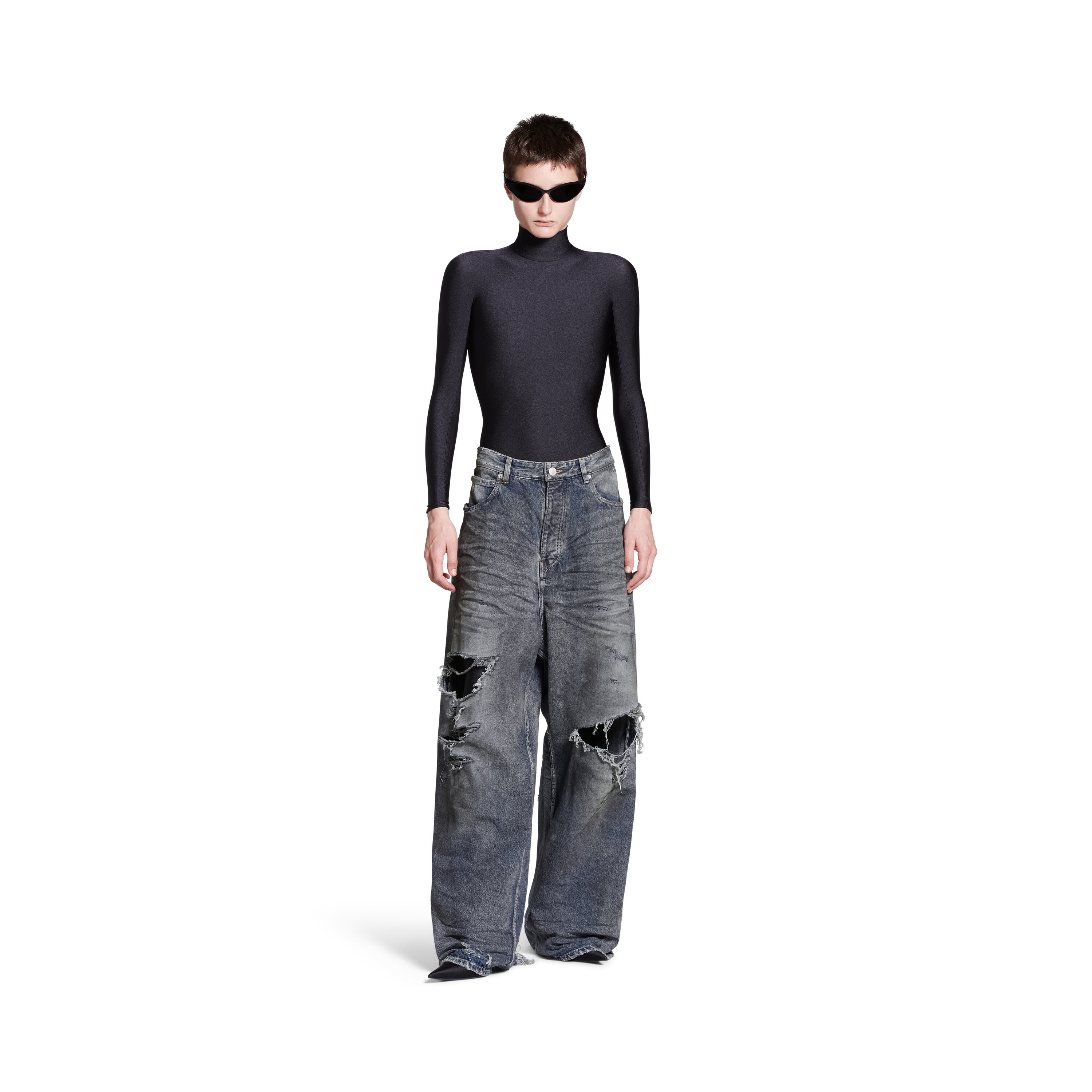 Baggy Trousers - Blue