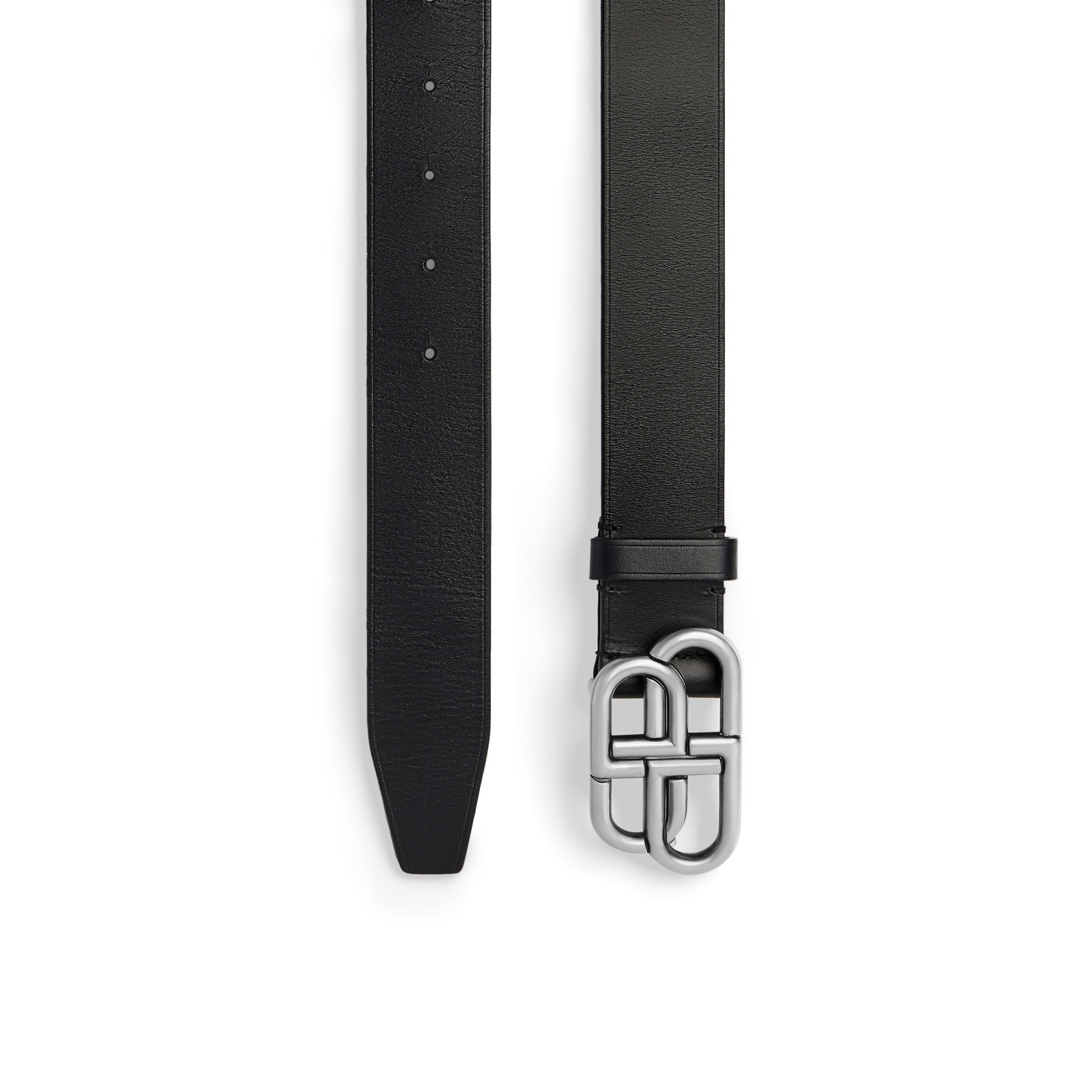 Bb Large Belt in Black | Balenciaga US