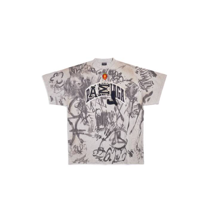 Authentic Balenciaga 2023 graffiti letter printed Tshirt Mens Fashion  Tops  Sets Tshirts  Polo Shirts on Carousell