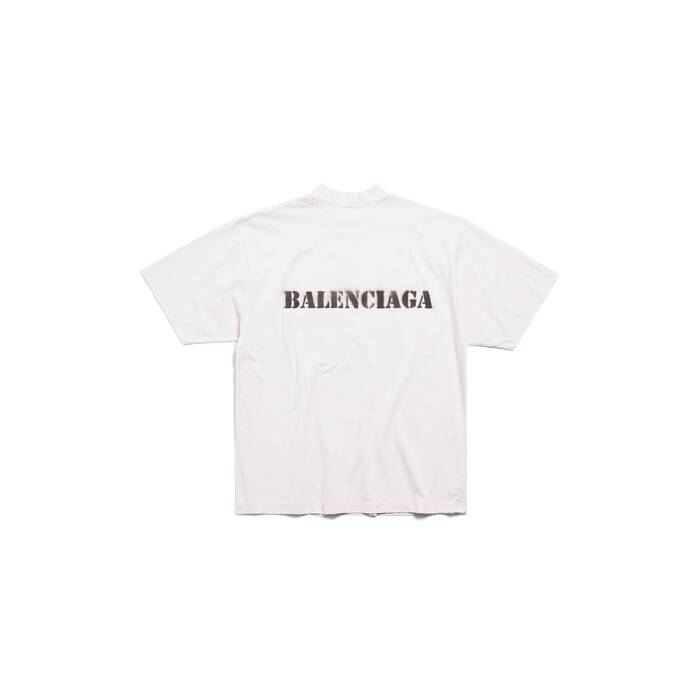 付属品なしバレンシアガBalenciaga tシャツ　2017wavetee ロゴtシャツ