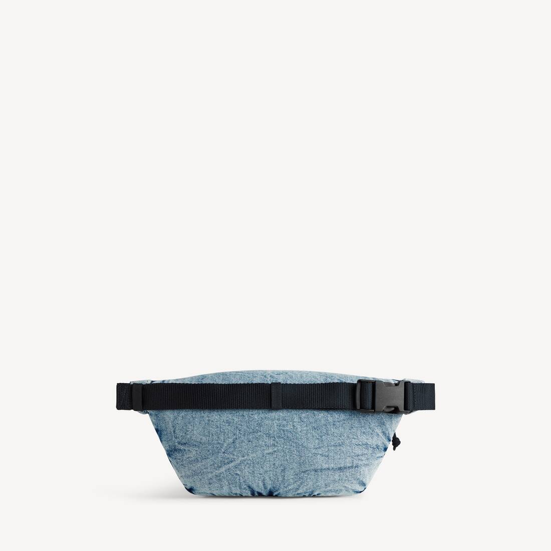 발렌시아가 남성 페이드 블루 익스플로러 벨트팩 7558032AAHB4652