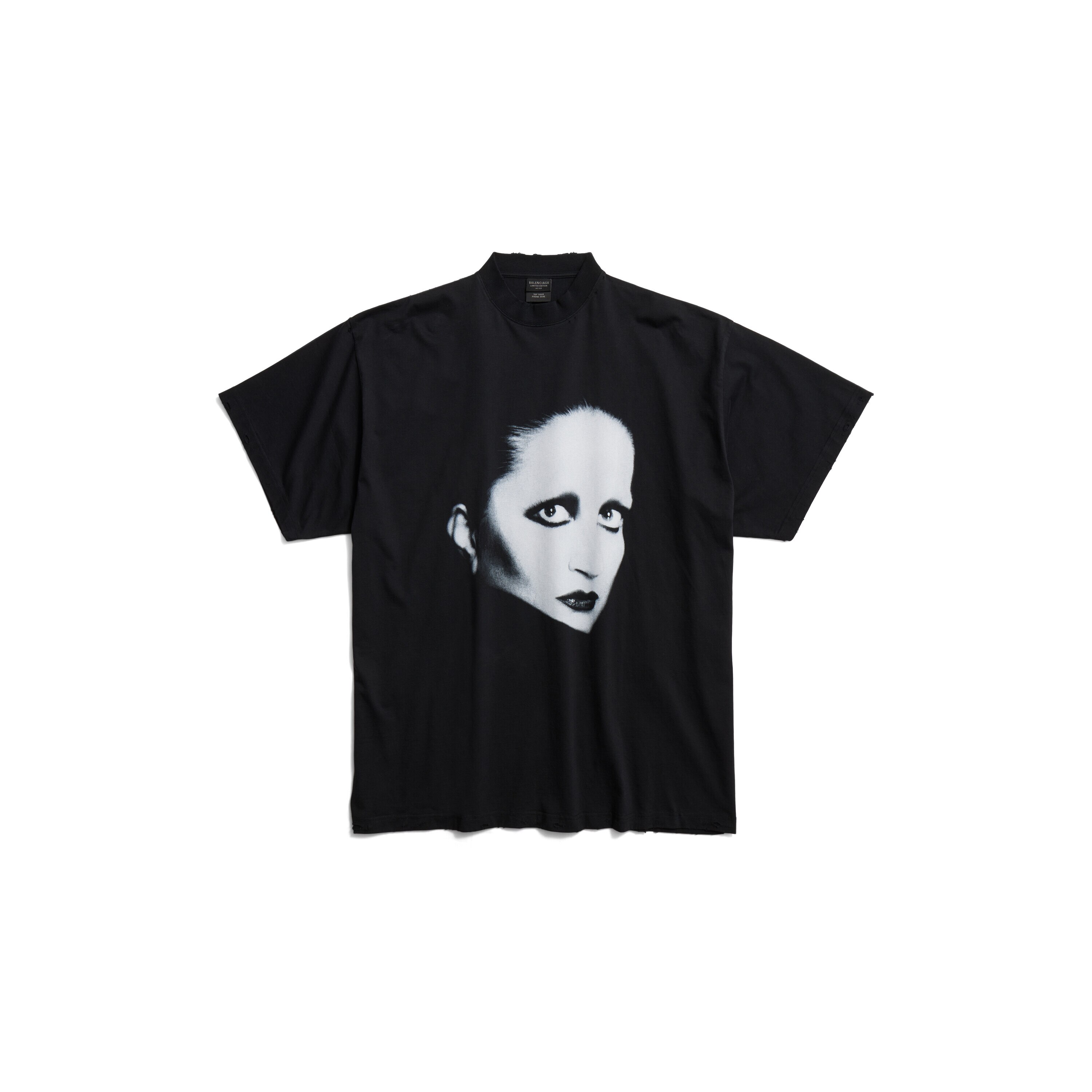 Balenciaga Music Mina Series T shirt Oversized in Black white