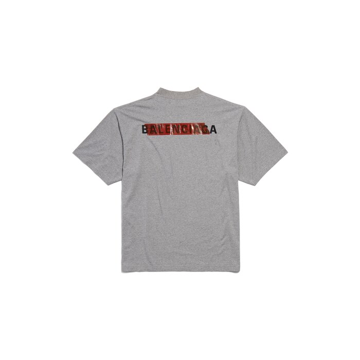 taped balenciaga back t-shirt medium fit