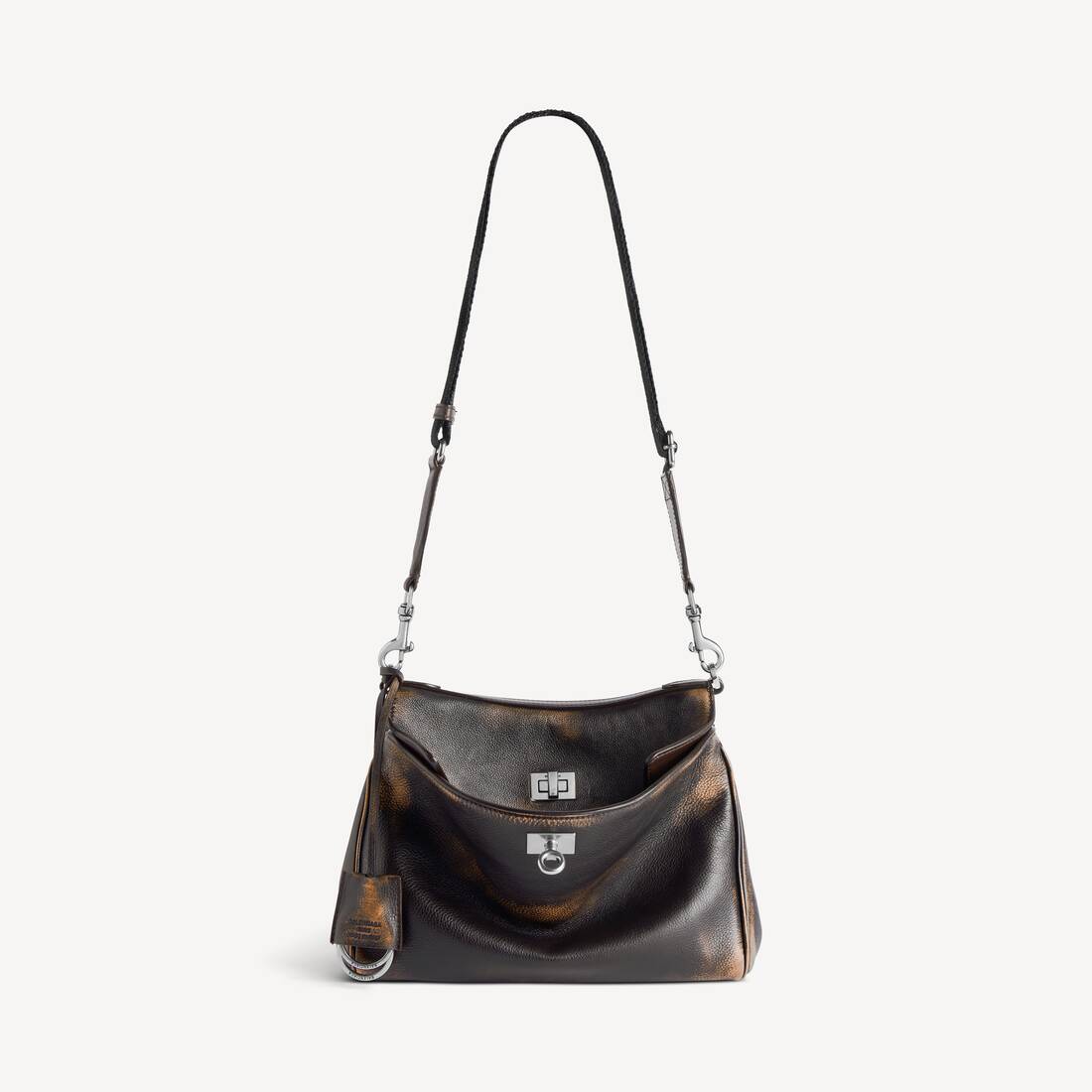 Men's Rodeo Messenger Bag Small in Brown