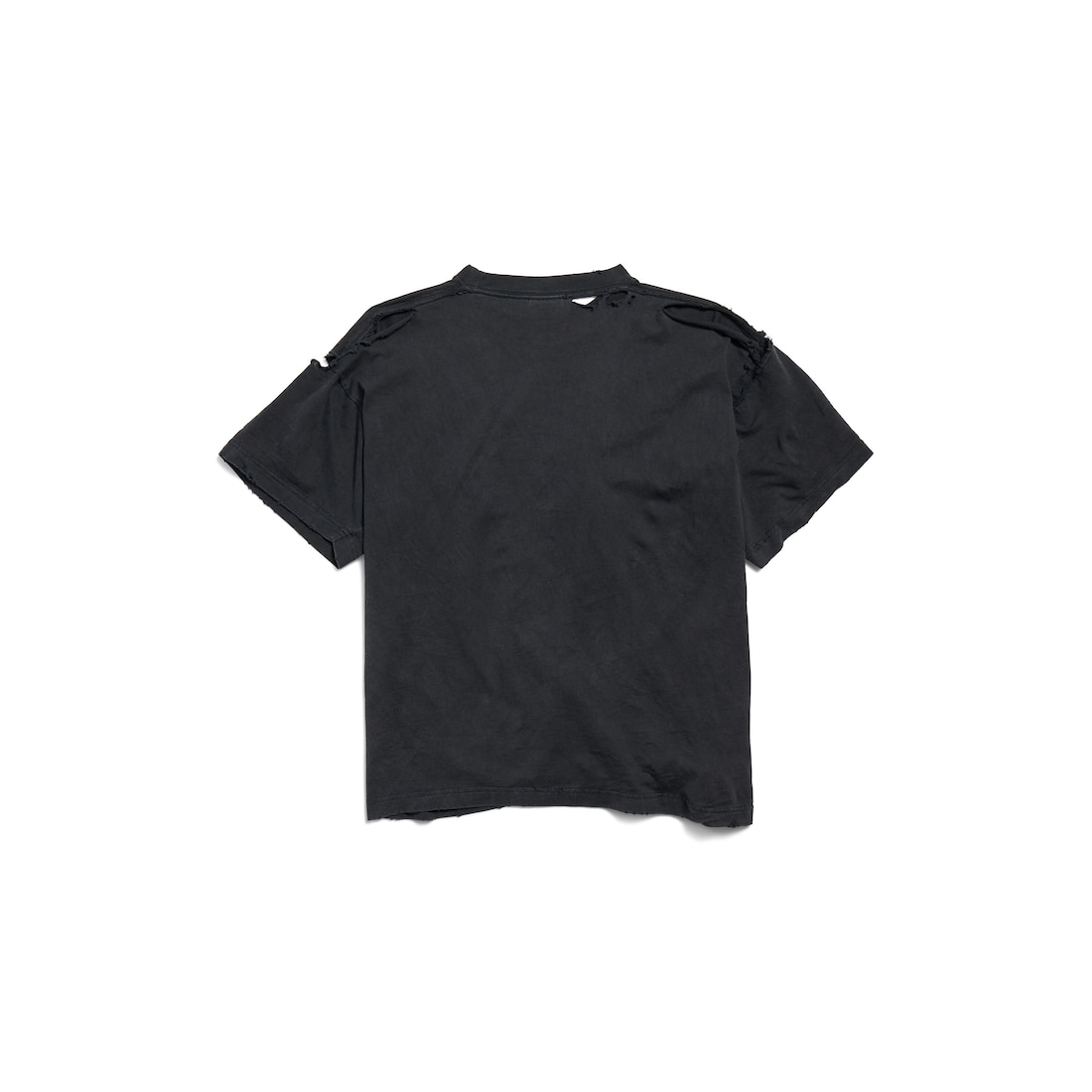 BALENCIAGA 25-26AW クィア・タイポ・ボックス Tシャツ Queer Typo Boxy T-shirt in Black Faded | Balenciaga US
