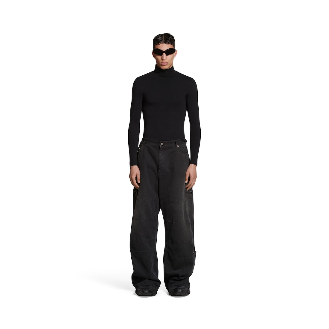 Cargo Trousers in Black