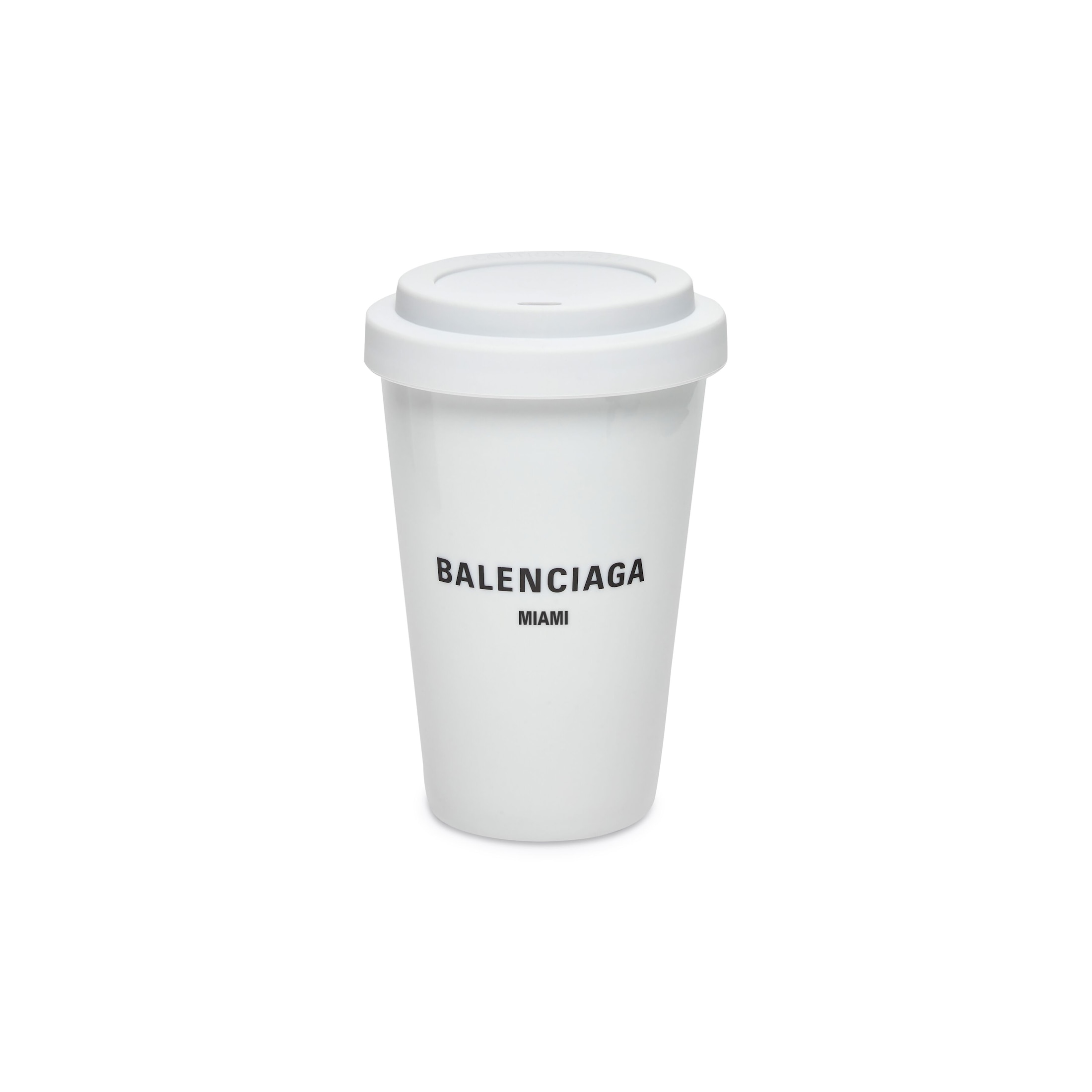 Balenciaga Miami Coffee Cup - White - Man - 100% Porcelain - 83 % Tpe, 17% Polypropylene