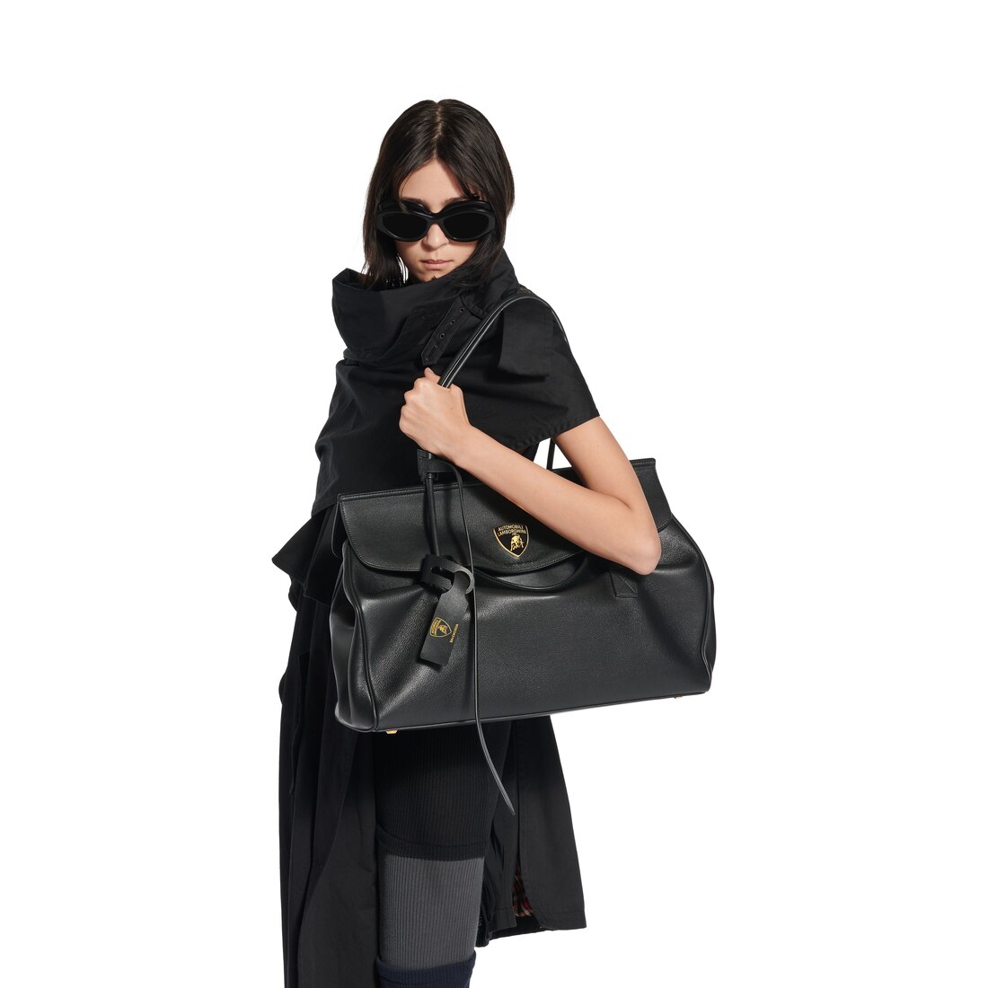 【BALENCIAGA】AUTOMOBILI LAMBORGHINI CARRIE キャリーオール Women's Balenciaga | Automobili Lamborghini Carrie Carry All