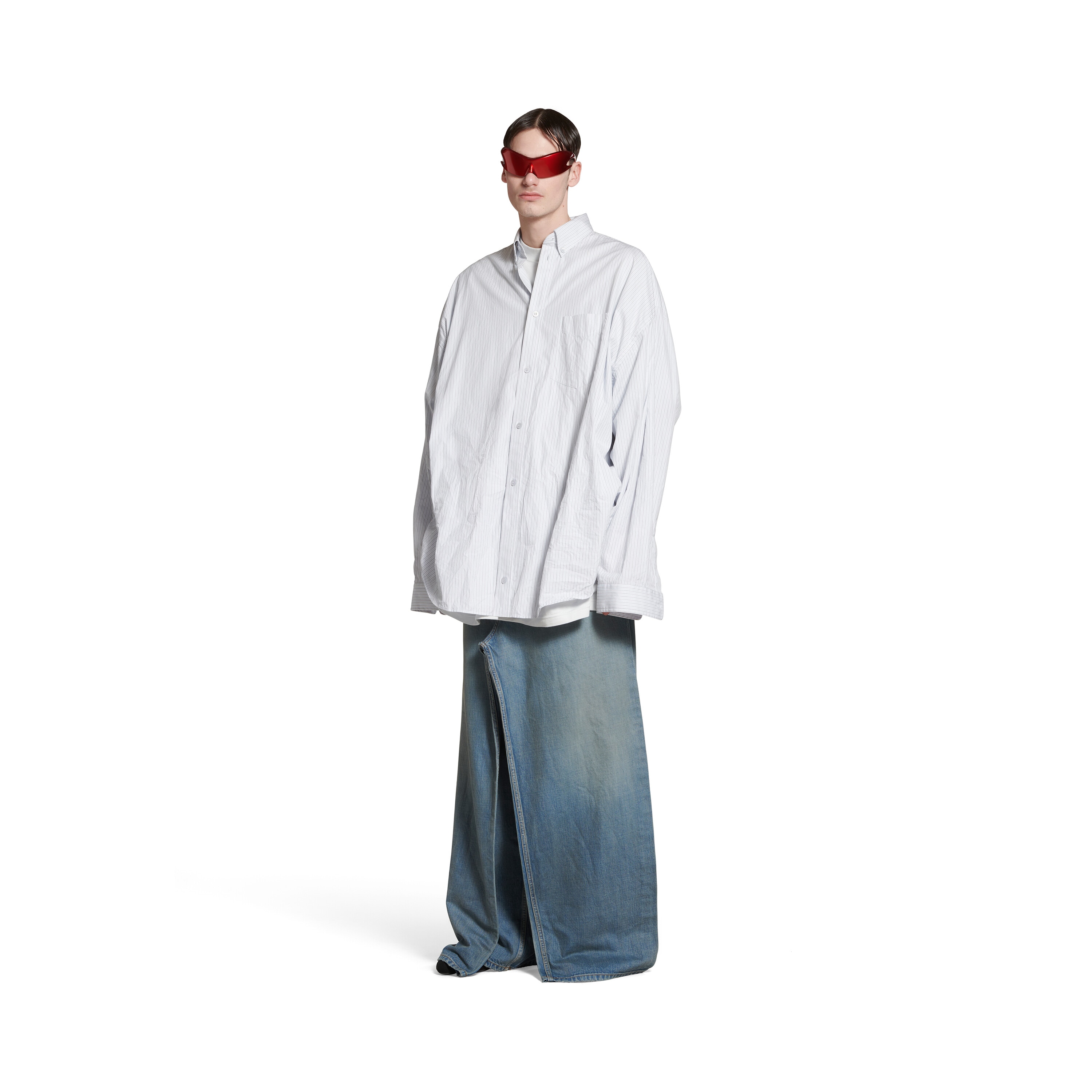 Balenciaga oversized shirt store dress