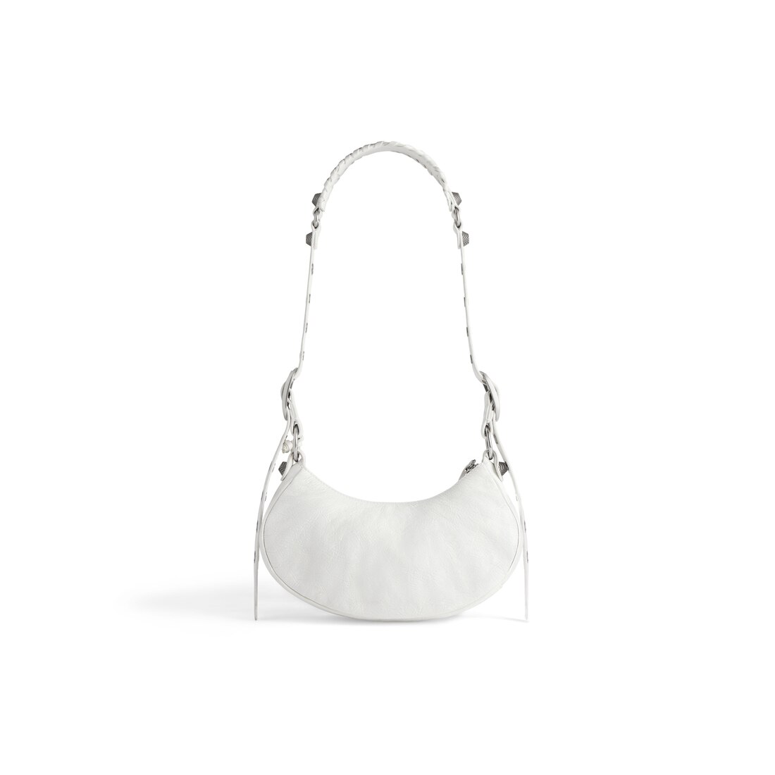 Women's Le Cagole Xs Shoulder Bag in White | Balenciaga US