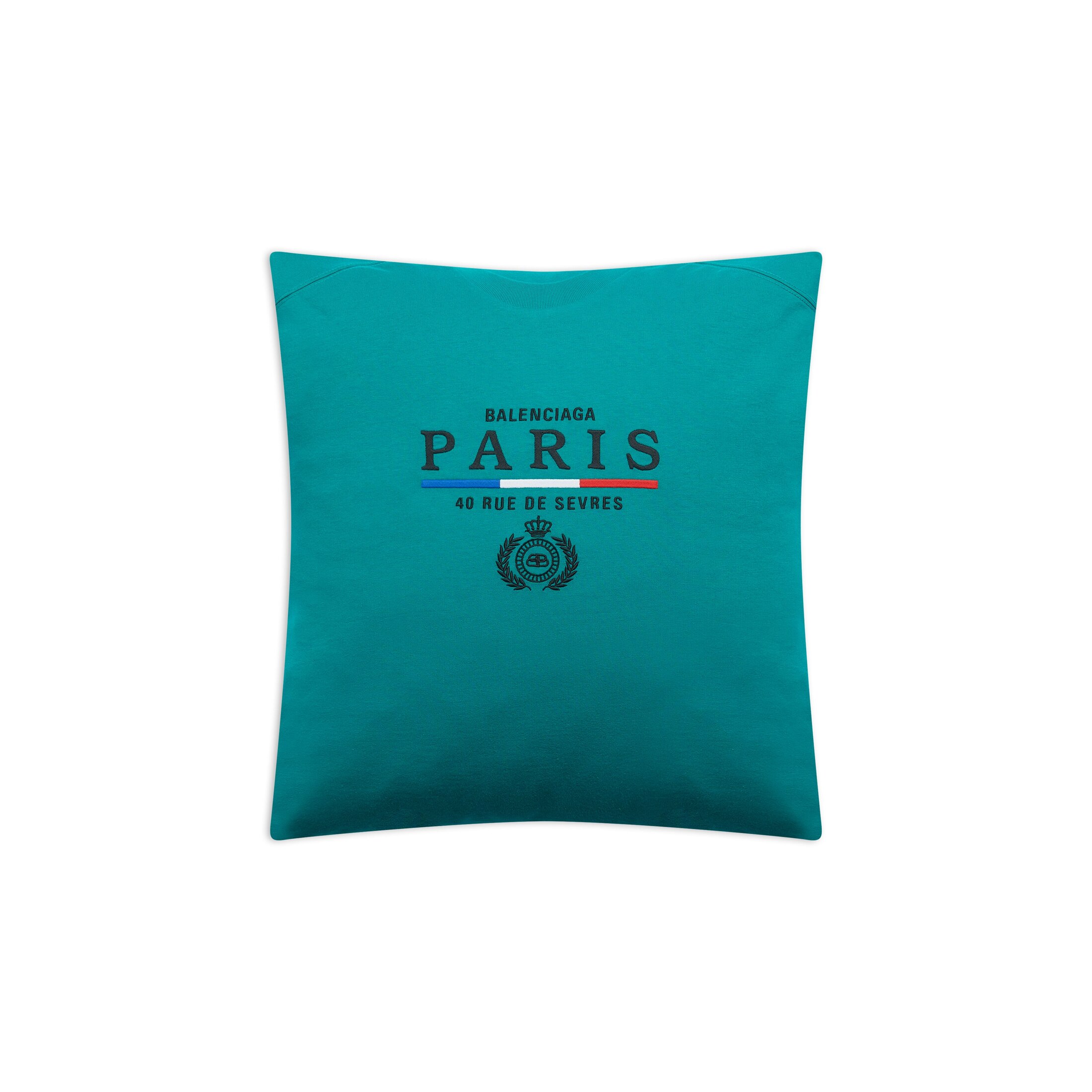 Balenciaga Jersey Pillow - Green - Man - Cotton