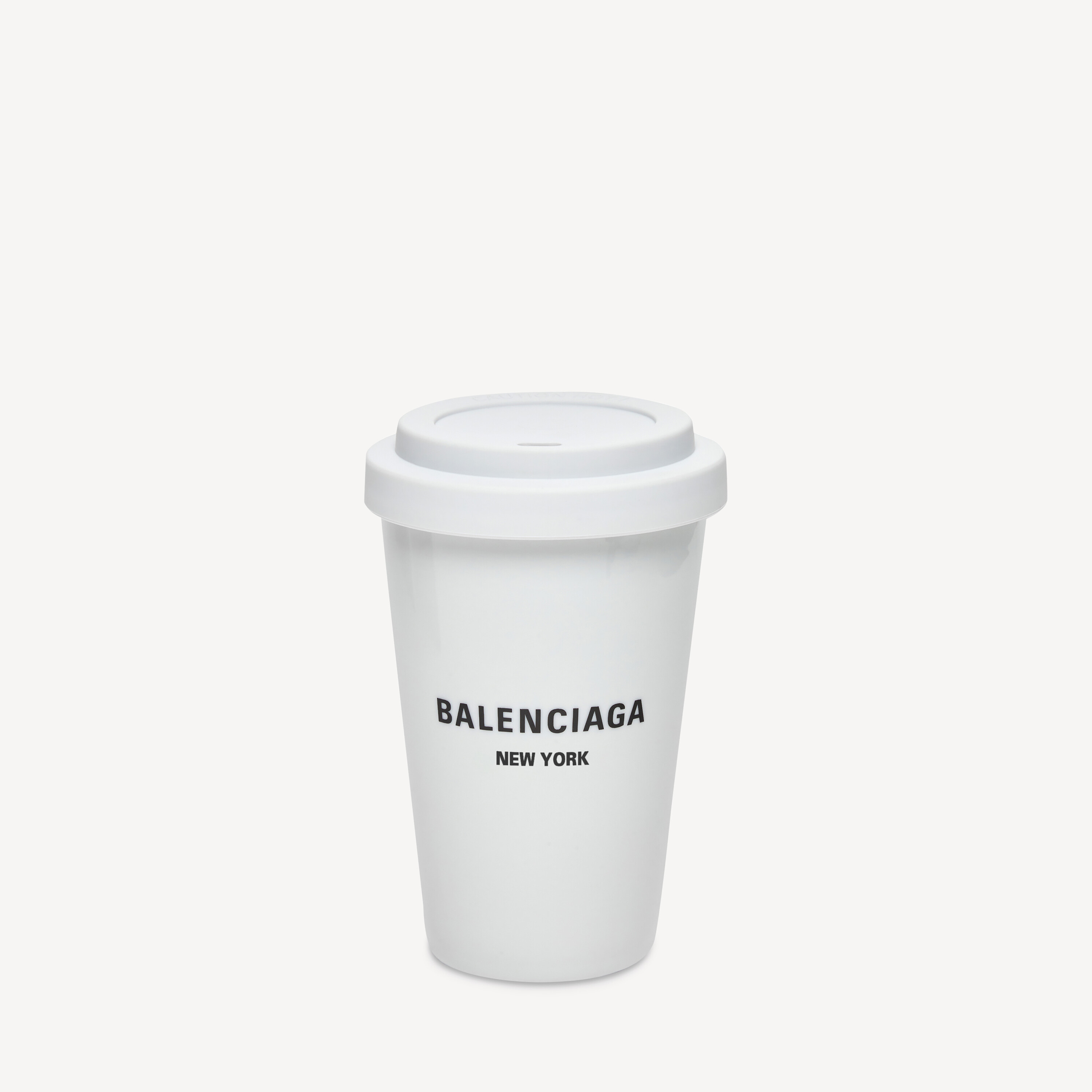 New York Coffee Cup in White