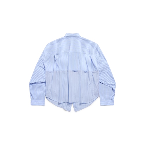 balenciaga cut up shirt oversized