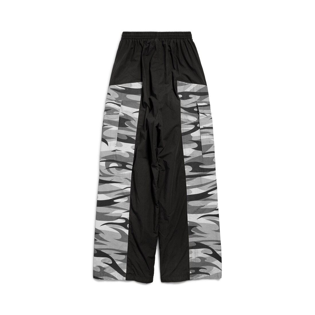 Men's Cut-up Cargo Tracksuit Pants in Black | Balenciaga US