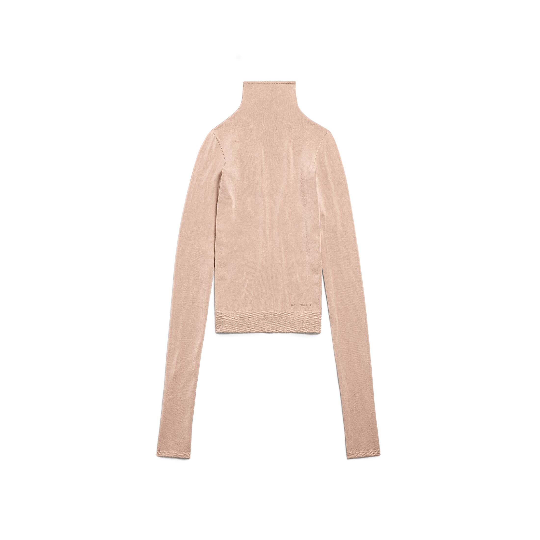 Balenciaga Turtleneck - Beige - Women's - - Polyamide & Elastane