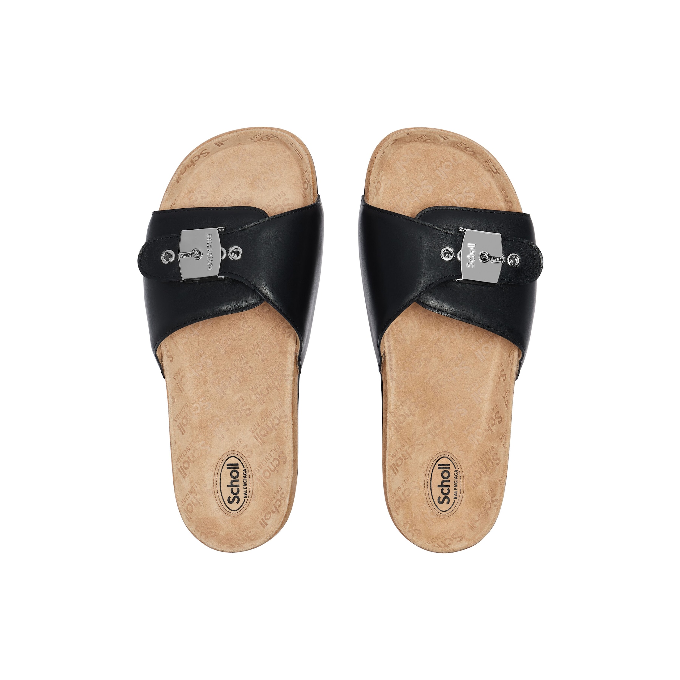 balenciaga i scholl flat sandal