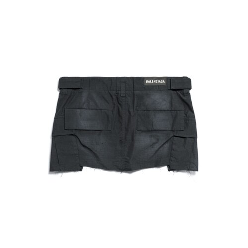 cargo mini skirt