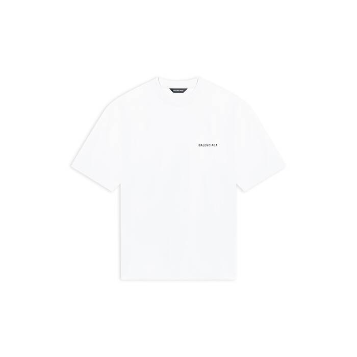 Balenciaga Mens New Copyright Medium Fit Tshirt White  SS21  US
