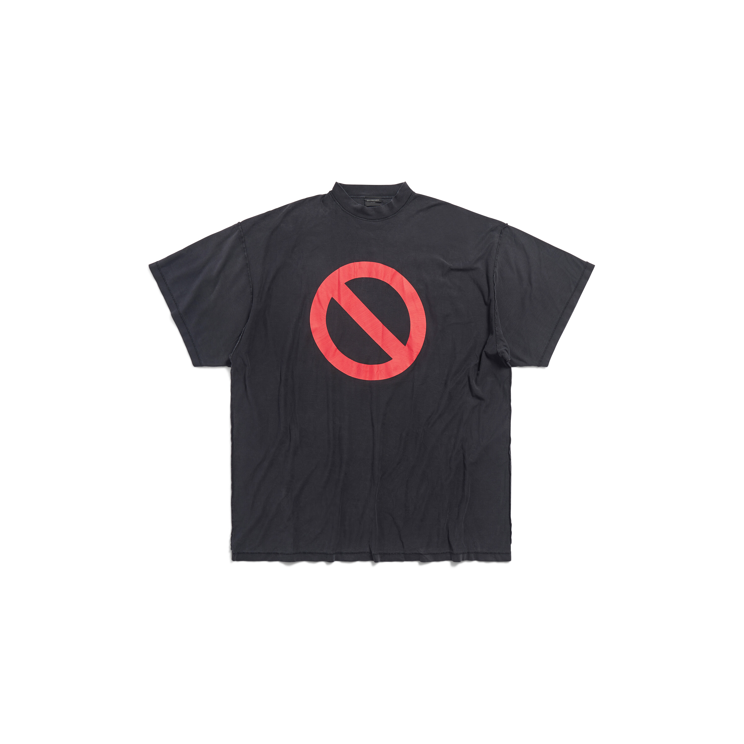 Balenciaga Music| Bfrnd Series コネクテッド インサイドアウト Tシャツ オーバーサイズ で 杢ブラック |  Balenciaga JP