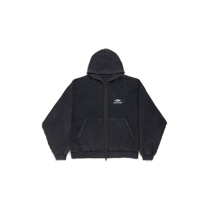3b sports icon inside-out zip-up hoodie
