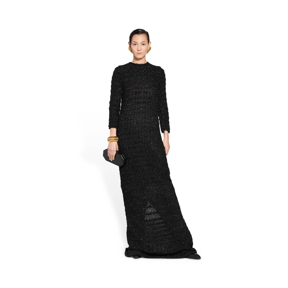 Amargura Nota piso Women's Back-to-front Maxi Dress in Black | Balenciaga US