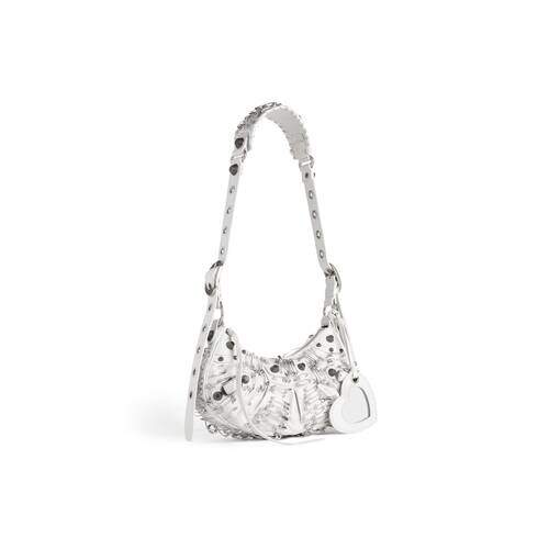 Women's Le Cagole Xs Shoulder Bag With Safety Pins in Optic White ...