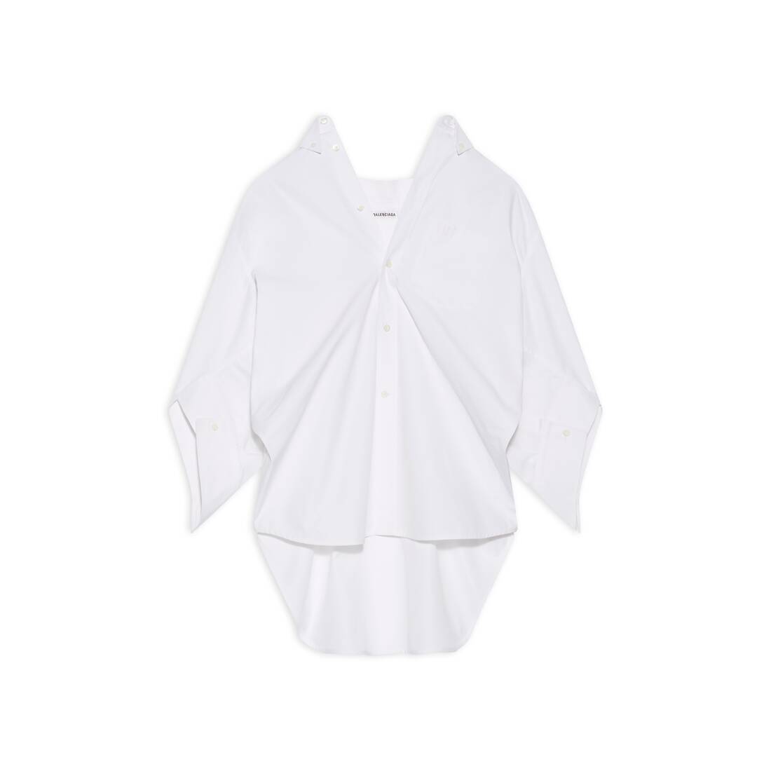 Women's Swing Shirt in White | Balenciaga US