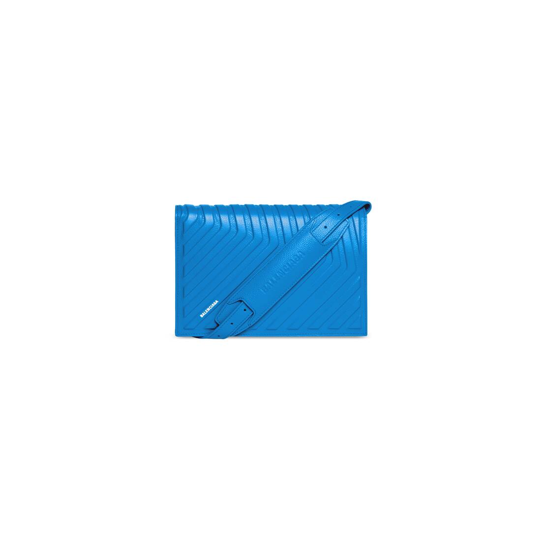 Men's Car Flap Bag With Strap in Blue | Balenciaga CA